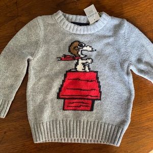 NWT Peanuts for Gap Baby Sweater